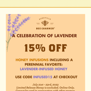 3-Day Infused Honey Sale 🍯