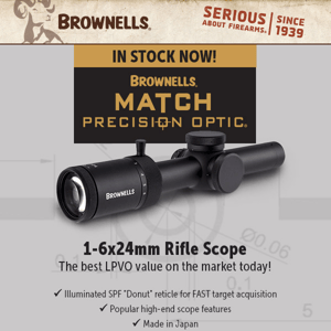 Grab Brownells' NEW 1-6x24 MPO "Donut" Scope