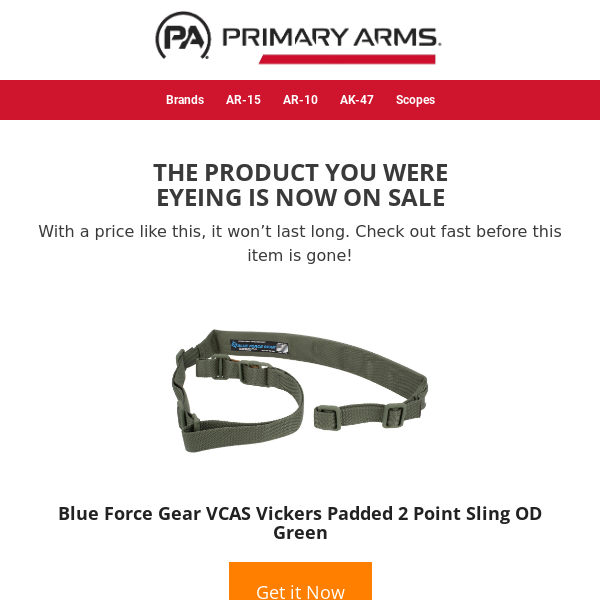 💲 Price drop! Blue Force Gear VCAS Vickers Padded 2 Point Sling OD Green is now on sale… 💲