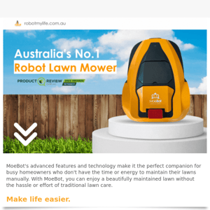 Australia's No.1 Robot Lawn Mower 🎁