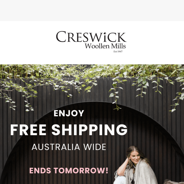 Shop Your Favourite Styles & Get Free Shipping | Ends Tomorrow!