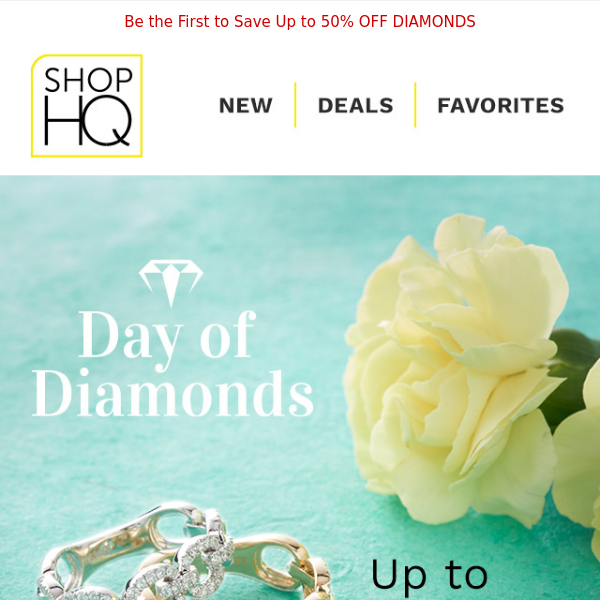 DAY OF DIAMONDS 💎 Up to 50% OFF NEW Jewelry