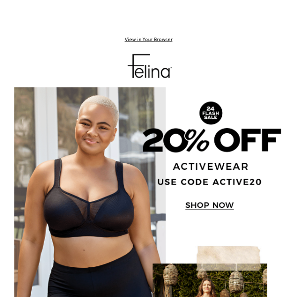 20% Off Activewear 💌