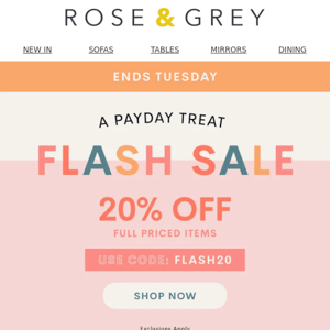 Ending Soon | FLASH 20%