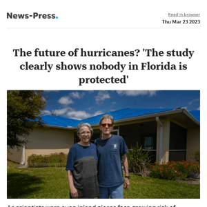 News alert: The future of hurricanes? 'The study clearly shows nobody in Florida is protected'