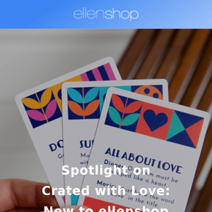 ⭐️ Crated with Love is Now at ellenshop!