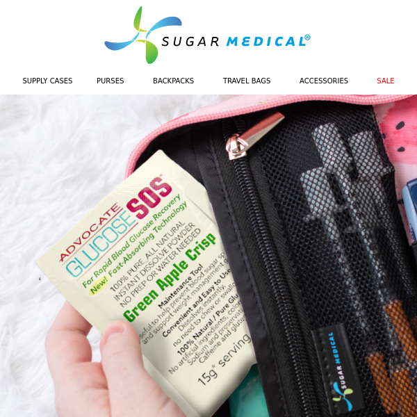 Diabetic supply bag Tech Sugar Bag – Sugar Medical