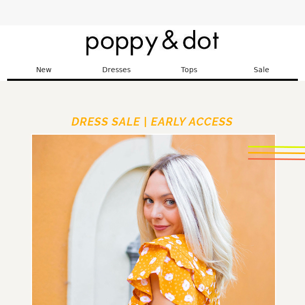 Early Access! Up To 50% OFF Dresses!