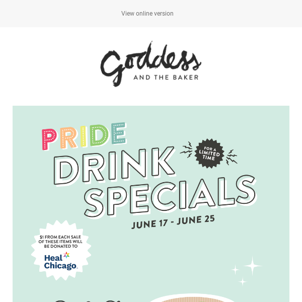 Pride Drink Specials are Here!