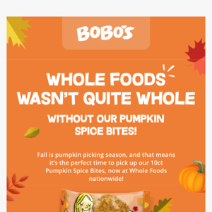 Same Whole Foods, New Bobo’s