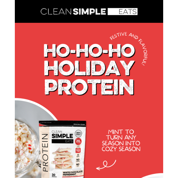 Our Protein Powders are on the nice list!