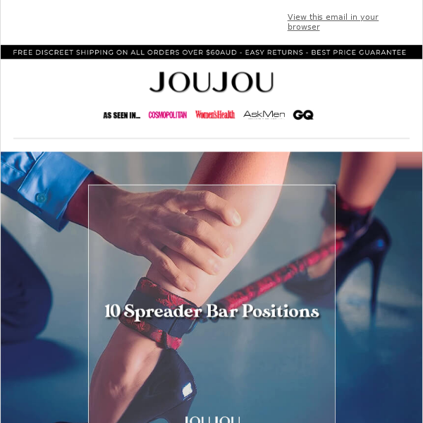 📖 BLOG: 10 Speader Bar Positions - Joujou