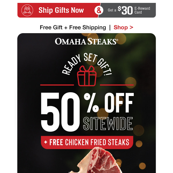 Omaha Steaks, A Gift for Everyone