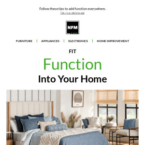 Outfit your home with functional finds!