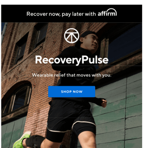 Discover RecoveryPulse: muscle relief on the go