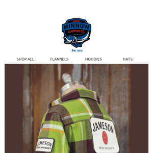 🍀 Jameson Green Patch Flannel Going Fast