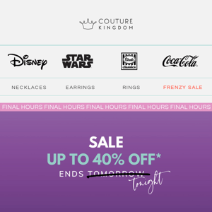30% off DISNEY for a long weekend ❤ - Couture Kingdom