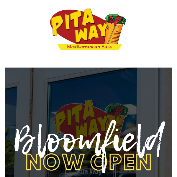 Bloomfield Hills Pita Way NOW OPEN!