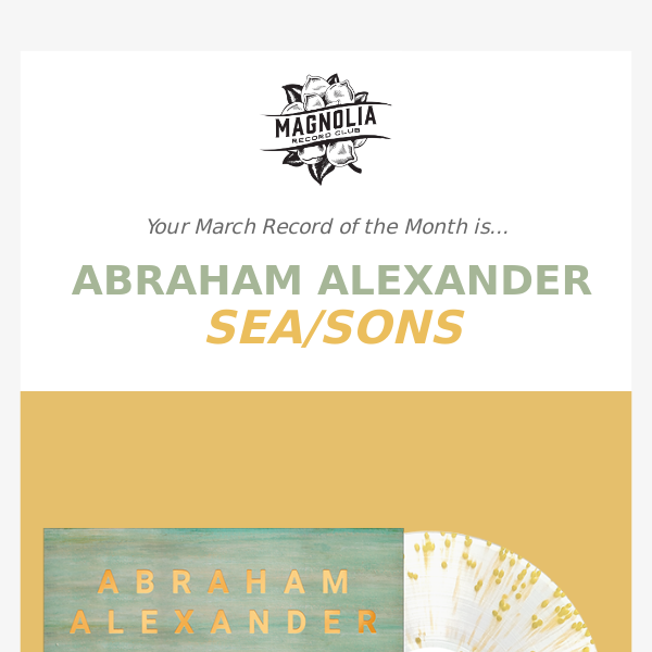 Your March Record of the Month✨