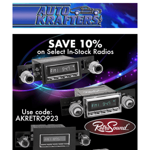 Second Chance to Save on select In-Stock Retro Radios This Weekend!