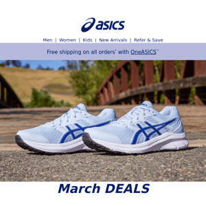 Your March Deals are here. Don’t miss shoes starting at $39.95