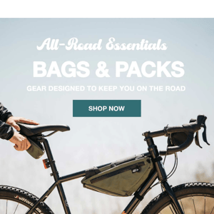 All-Road Essentials: Bags & Packs + New Suspension Fork