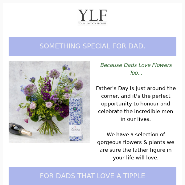 Beautiful Blooms for Father's Day 💐