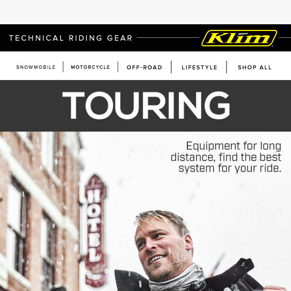 Equipment for Long Distance | KLIM Touring