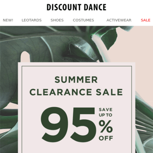 Summer Clearance Sale! Save Up To 95% On Select Styles!