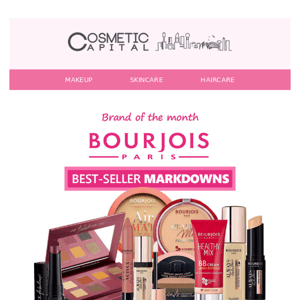 Bourjois Beauty up to 75% off RRPs today! 💋