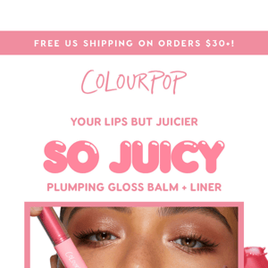 NEW! So Juicy Plumping Gloss Balm + Liner 💋