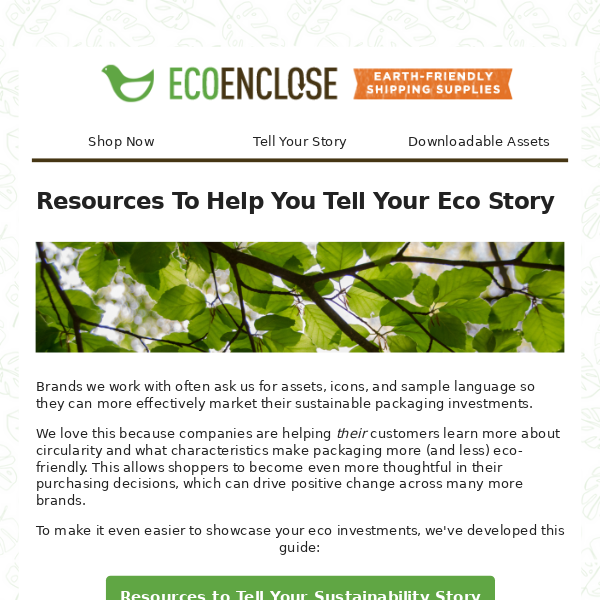 Are You Telling Your Sustainability Story?