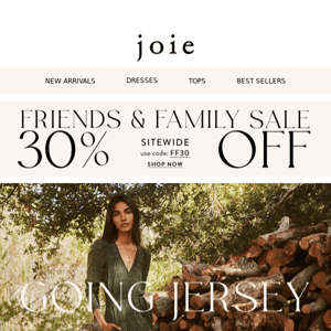 A Jersey Thing + 30% Off Sitewide