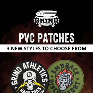 ⚡️GRIND PVC Patches NOW Available - 3 styles to choose from⚡️