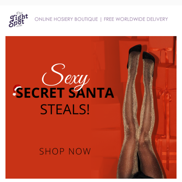Sexy Secret Santa Steals 🎅 Shop Now!