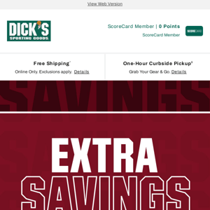 EXTRA savings on clearance?! You read that right!