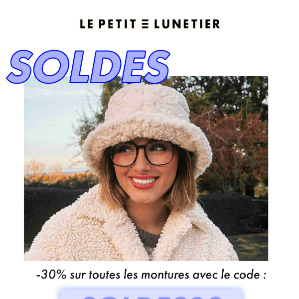 💜 Soldes : -30% sur toutes les montures 💜