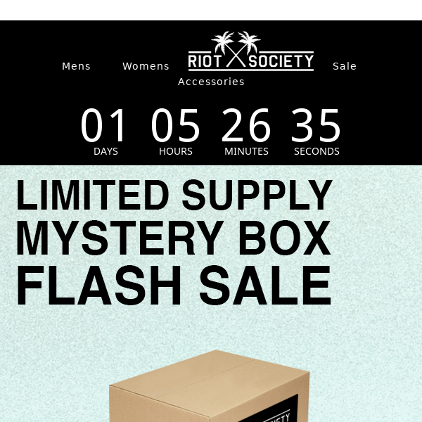🕗 Mystery boxes are ending in a few hours...
