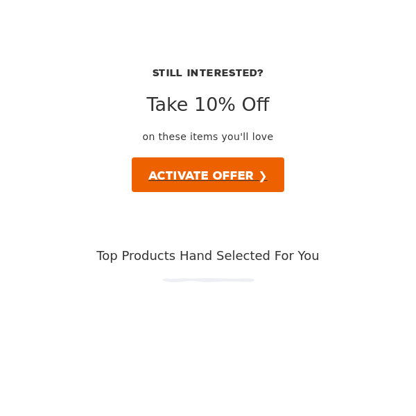 Your items, now with 10% off!