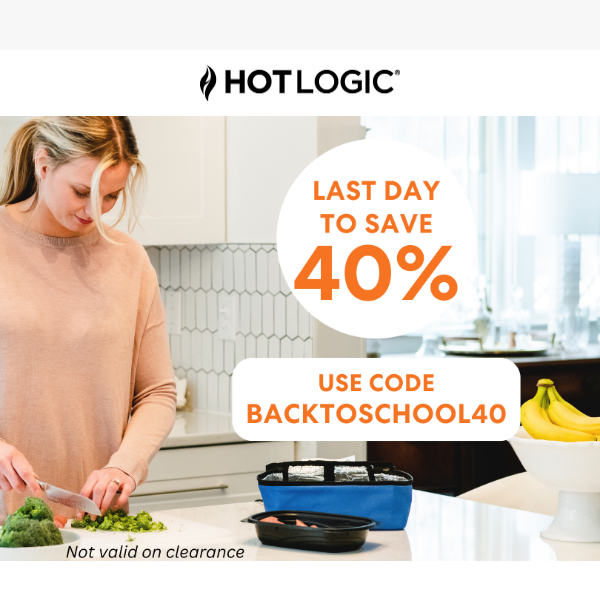 Last Day to Save 40%