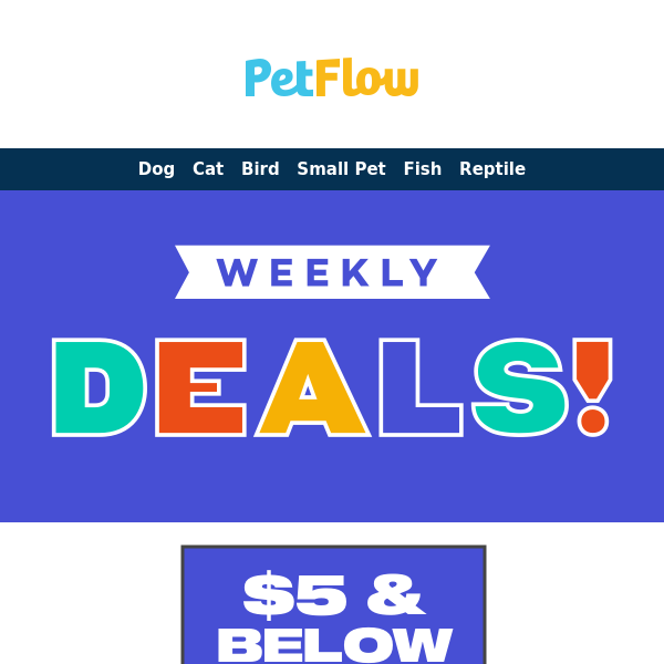 Weekly Pet Savings: Treat Your Four-Legged Companion! 🐕🐱🛒