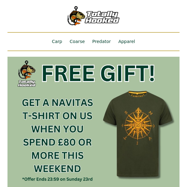 🎣 Fancy a Free Gift This Weekend, Totally Hooked? 🎁 😀