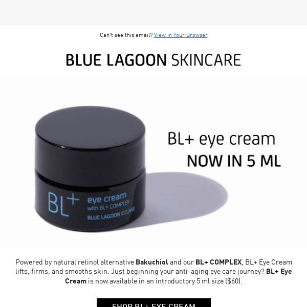 Back In Stock: BL+ Eye Cream