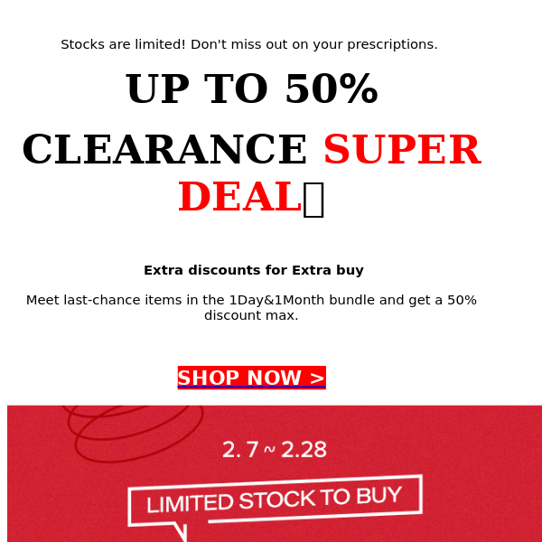 [UP TO 50%] Clearance Super Deal🔥