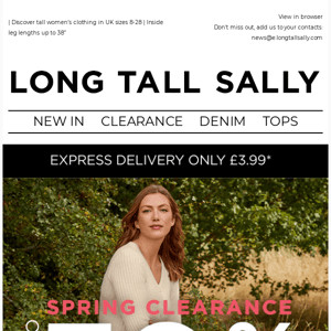 Spring Clearance is HERE!