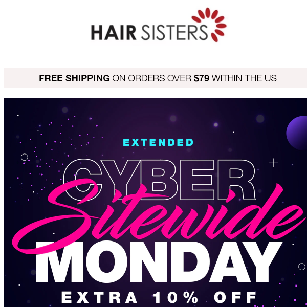Cyber Monday Starts NOW! DOORBUSTER + SITEWIDE SALE!