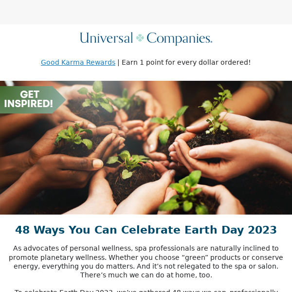 48 Ways to Celebrate Earth Day. . .Every Day!