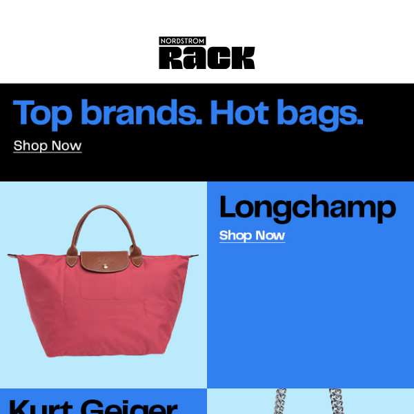 Longchamp, Marc Jacobs & more