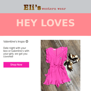 💘 Date night with your boo or Galentine's with your girls, we got you covered! 💘