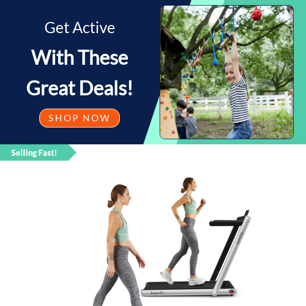 Get active with these great savings!